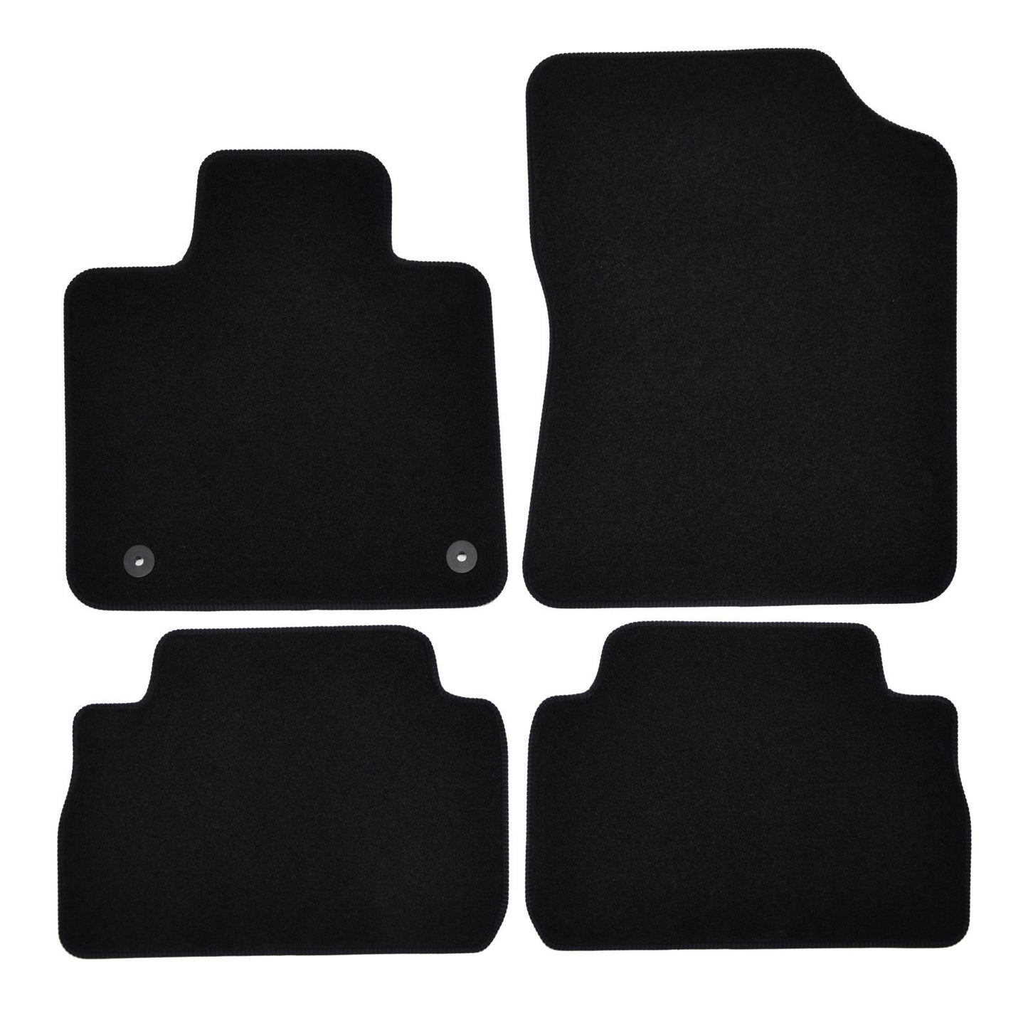 Covorase auto din velur Premium Black, Hyundai Santa Fe, 2021-
