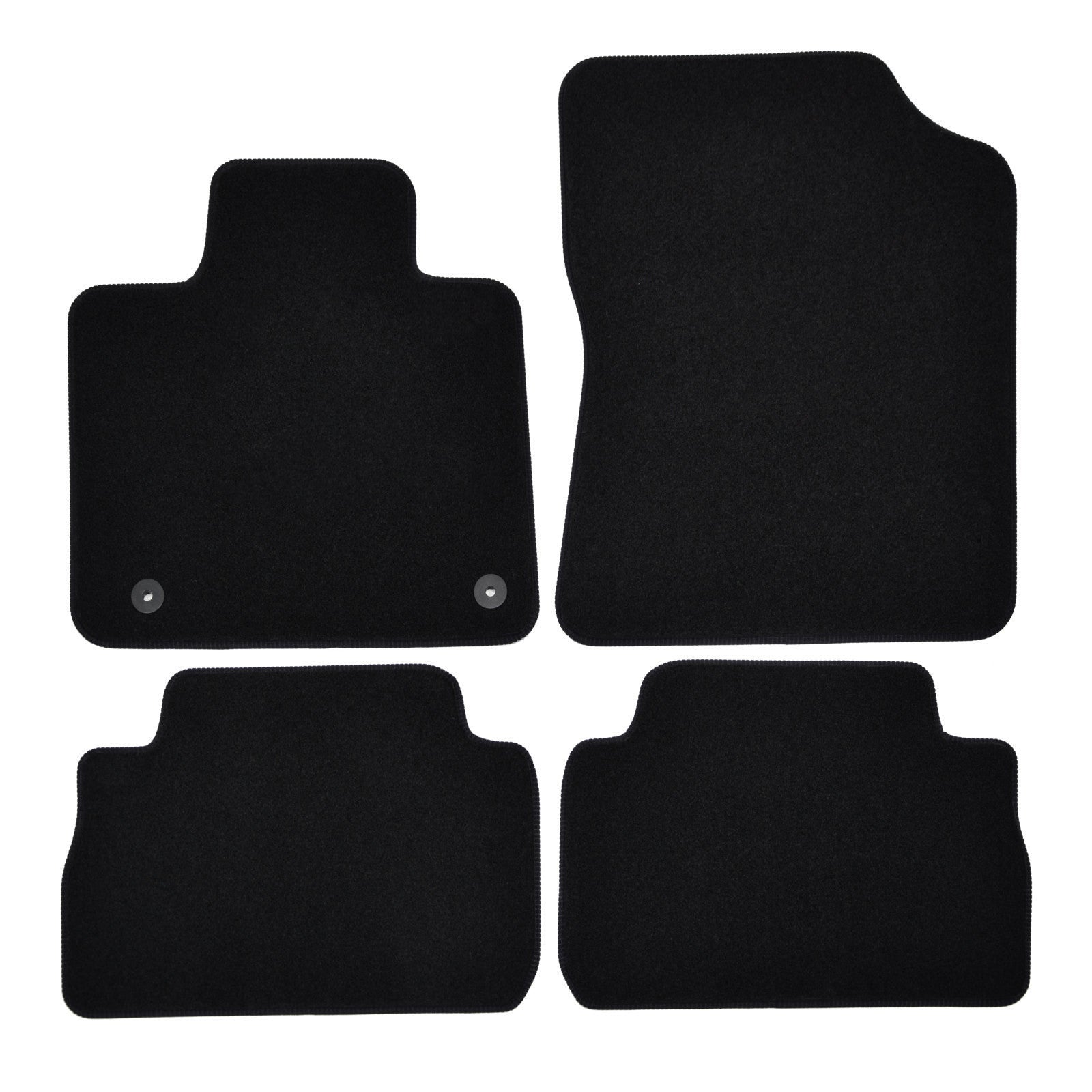 Covorase auto din velur Premium Black, Hyundai Santa Fe, 2021-
