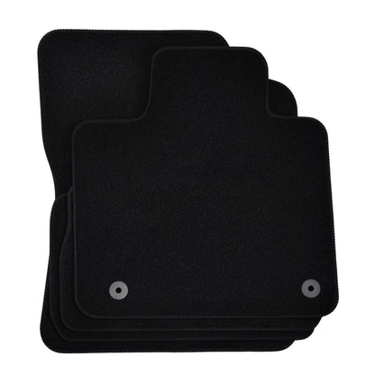 Covorase auto din velur Premium Black, Hyundai Santa Fe, 2021-