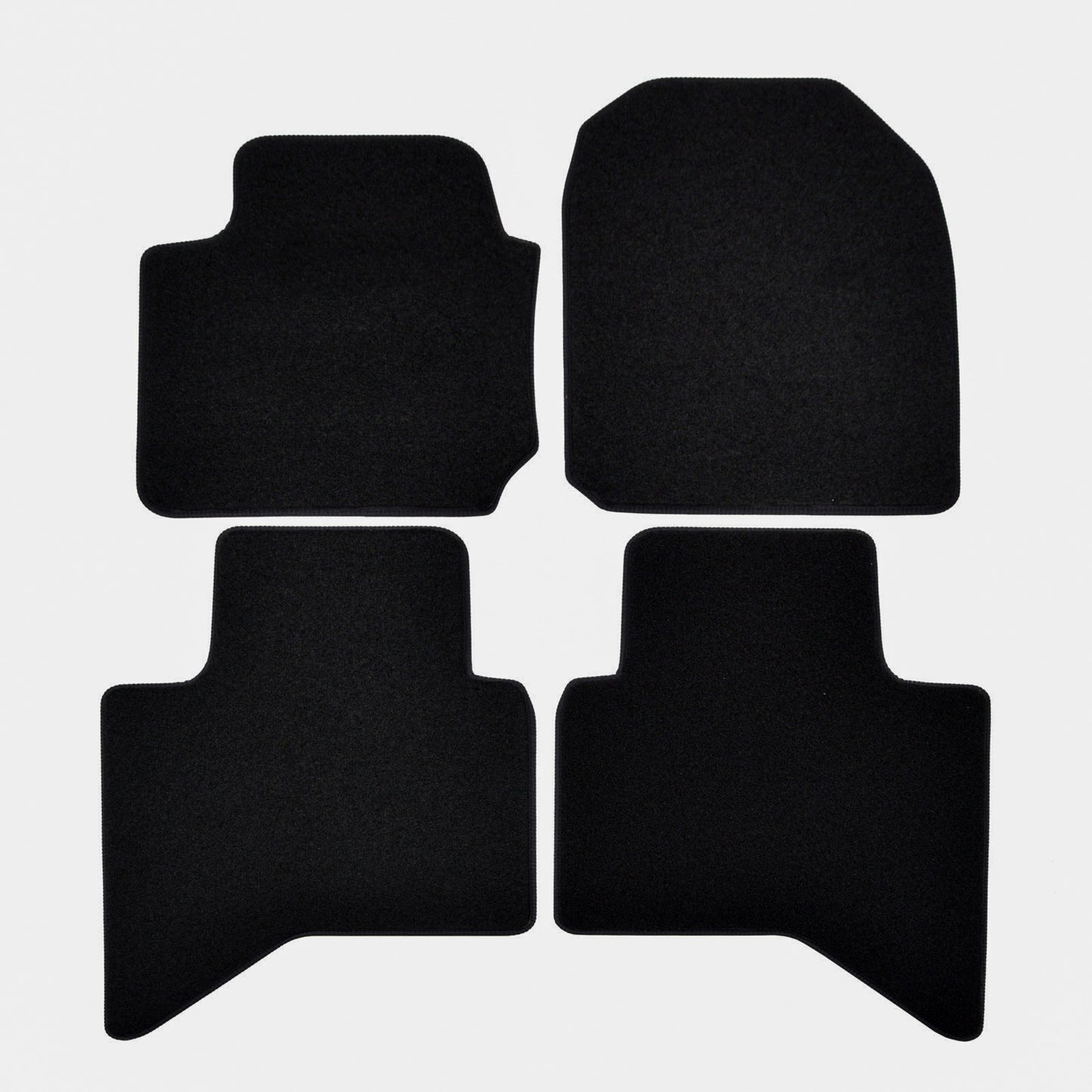 Covorase auto din velur Premium Black, Isuzu D-Max, 2020-