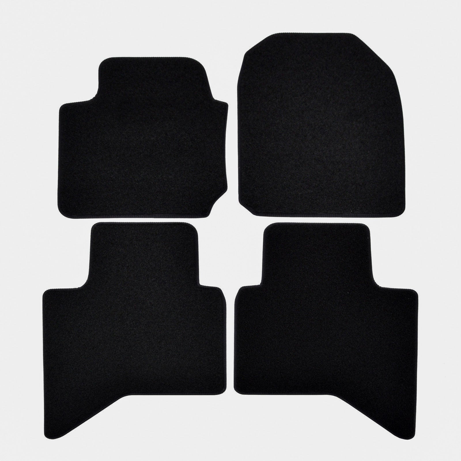 Covorase auto din velur Premium Black, Isuzu D-Max, 2020-