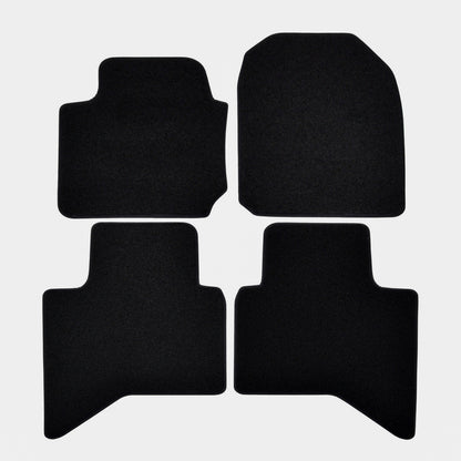Covorase auto din velur Premium Black, Isuzu D-Max, 2020-