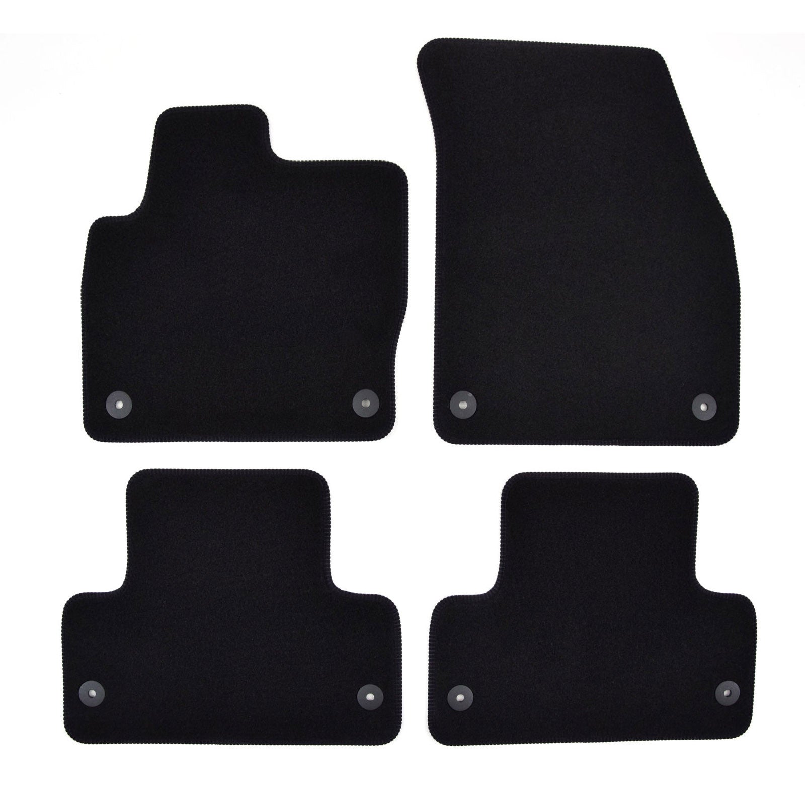 Covorase auto din velur Premium Black, Land Rover Evoque, 2011-2019