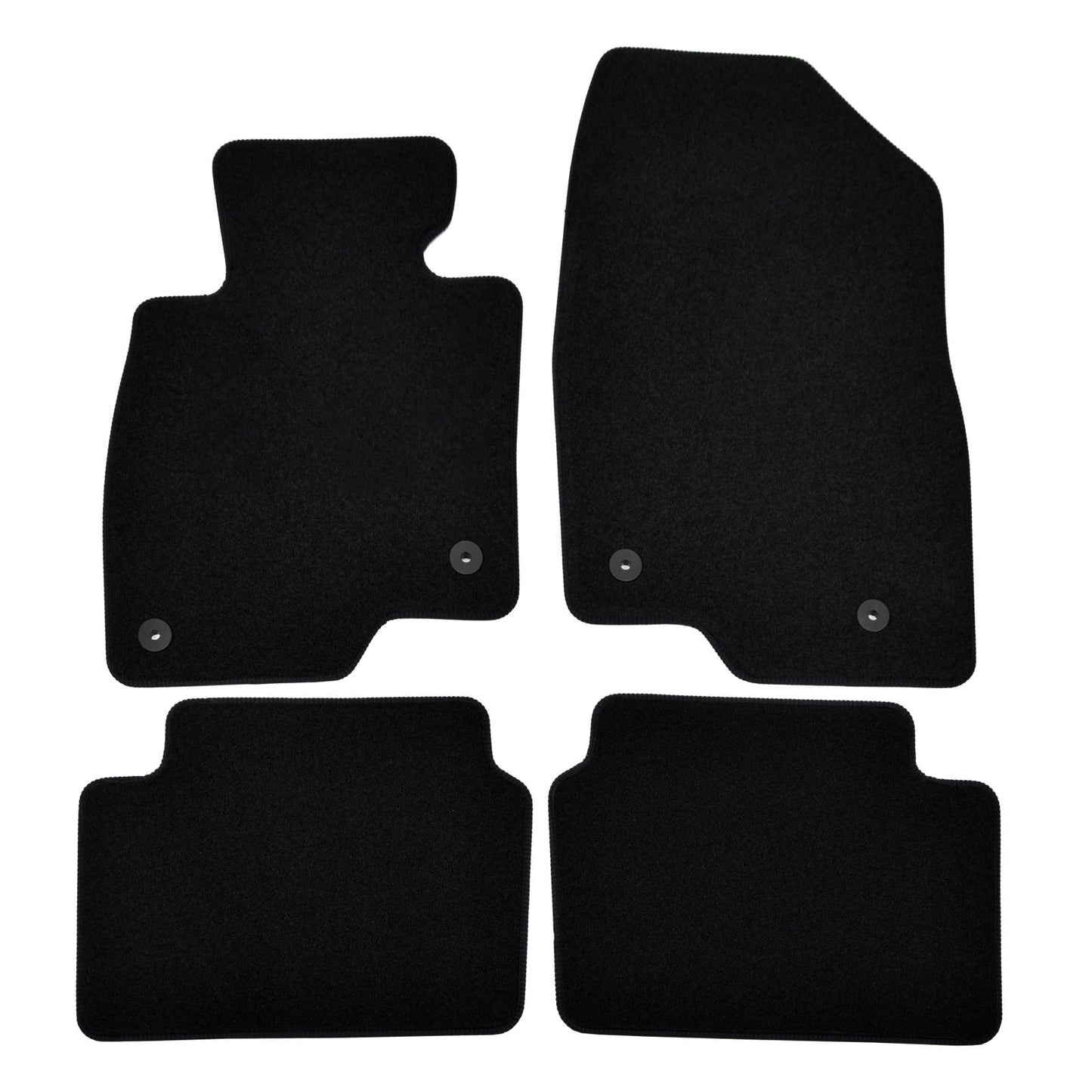 Covorase auto din velur Premium Black, Mazda 3, 2013-2017