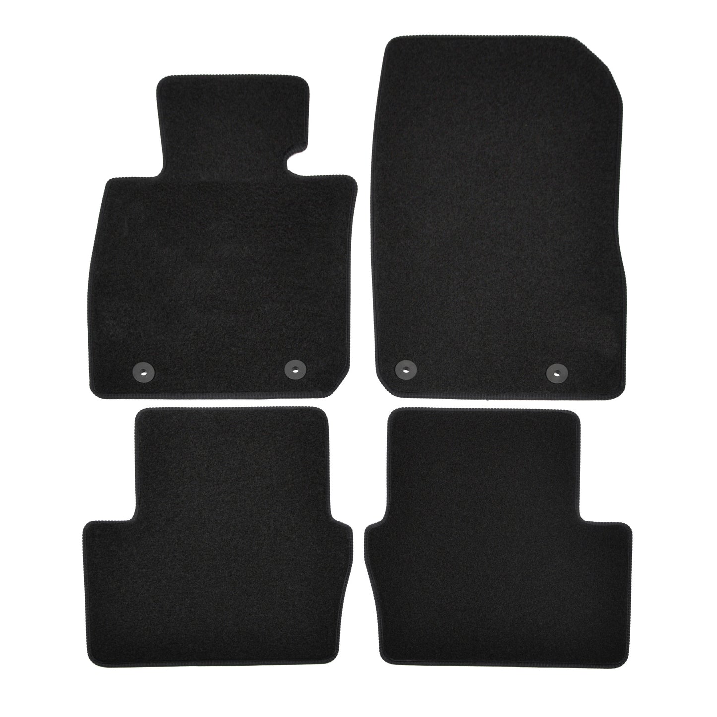 Covorase auto din velur Premium Black, Mazda CX-3, 2015-