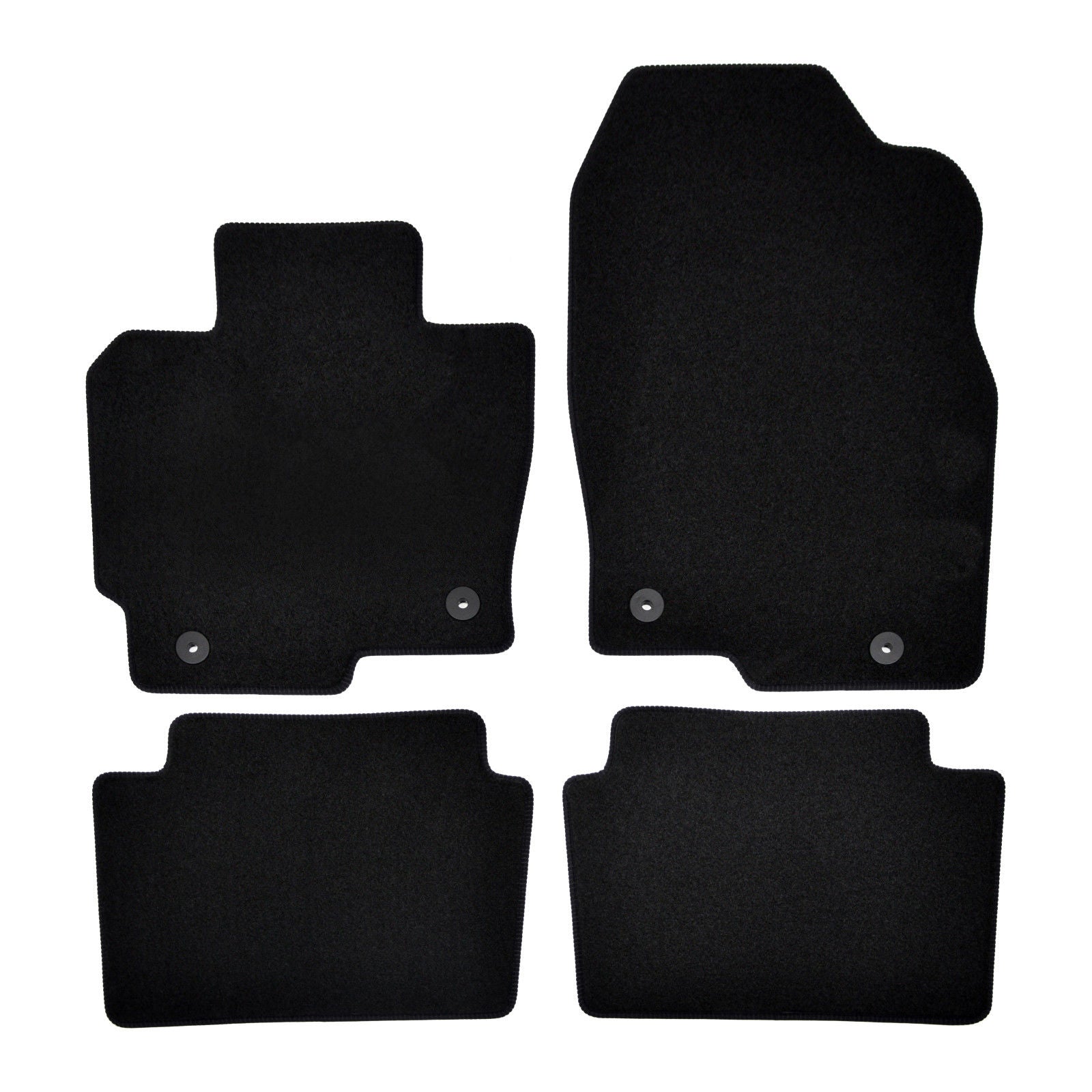 Covorase auto din velur Premium Black, Mazda CX-5, 2012-2016