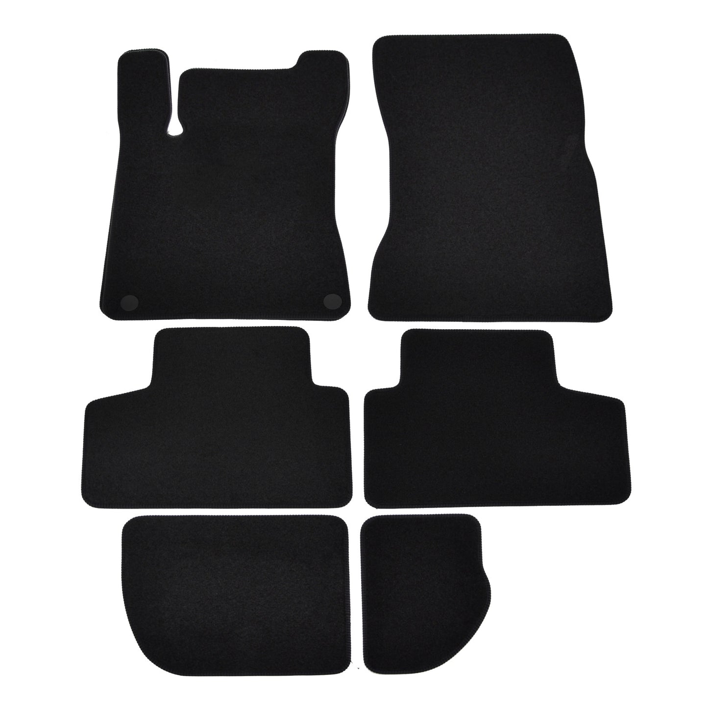 Covorase auto din velur Premium Black, Mercedes-Benz GLB (X247) 7 locuri, 2020-