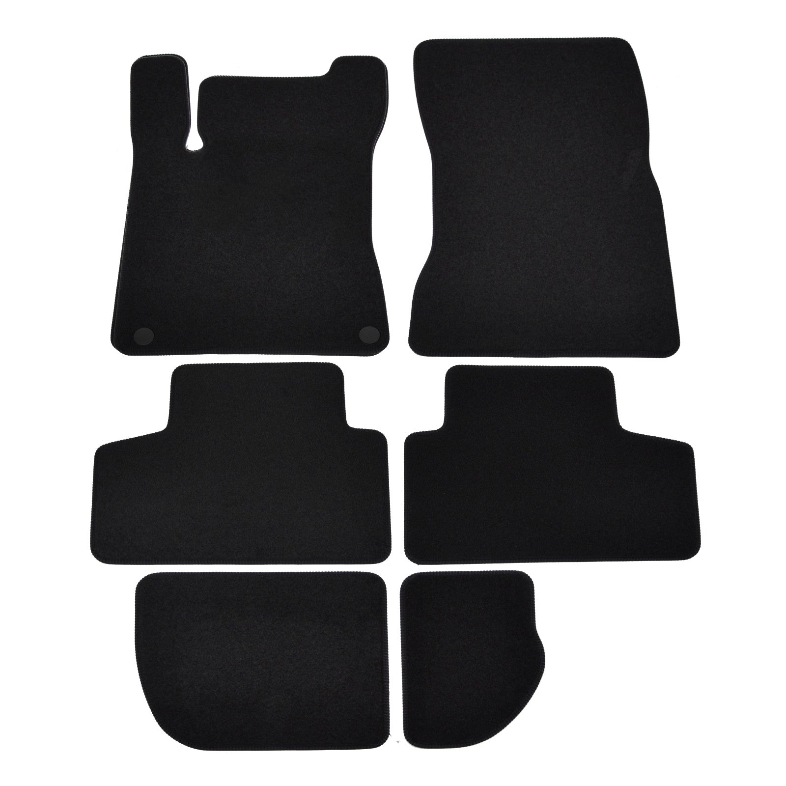 Covorase auto din velur Premium Black, Mercedes-Benz GLB (X247) 7 locuri, 2020-