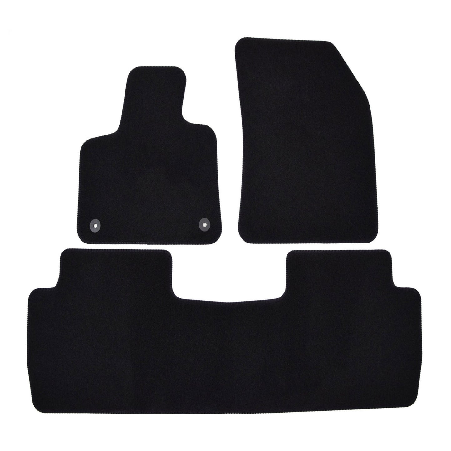 Covorase auto din velur Premium Black, Peugeot 5008, 2017-