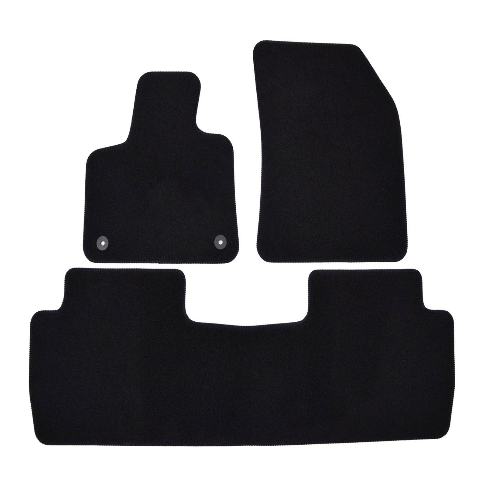 Covorase auto din velur Premium Black, Peugeot 5008, 2017-