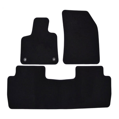 Covorase auto din velur Premium Black, Peugeot 5008, 2017-
