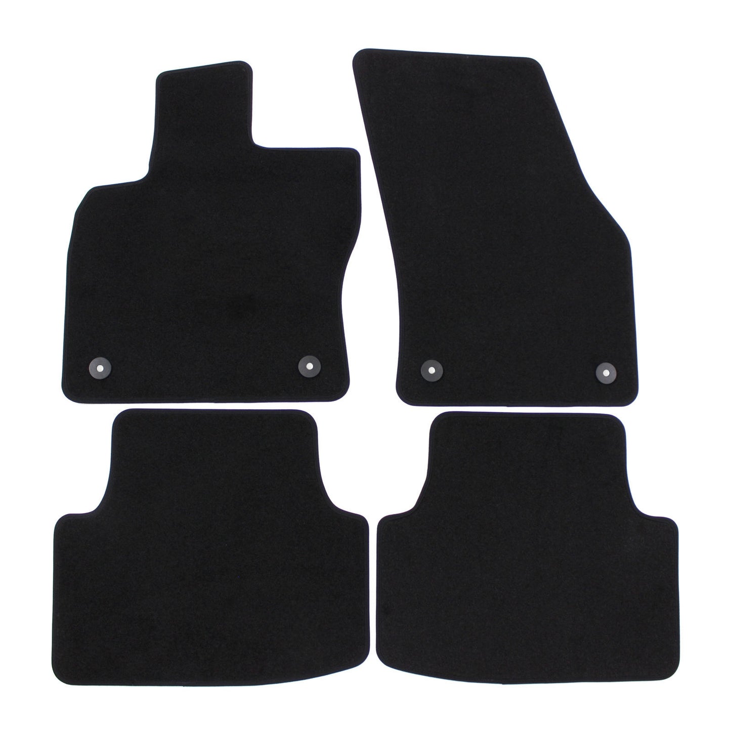 Covorase auto din velur Premium Black, Seat Leon, 2012-2020