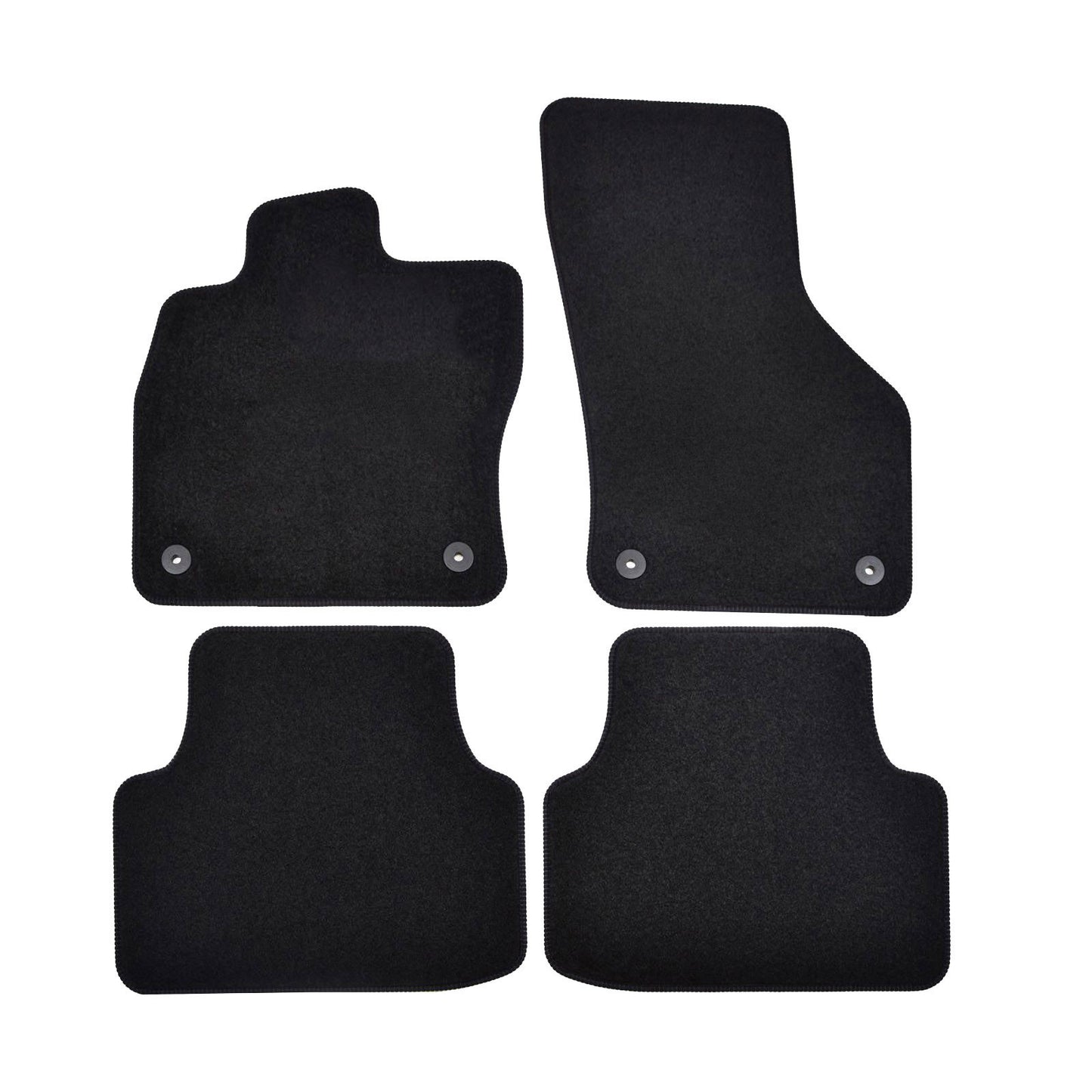 Covorase auto din velur Premium Black, Seat Leon, 2020-