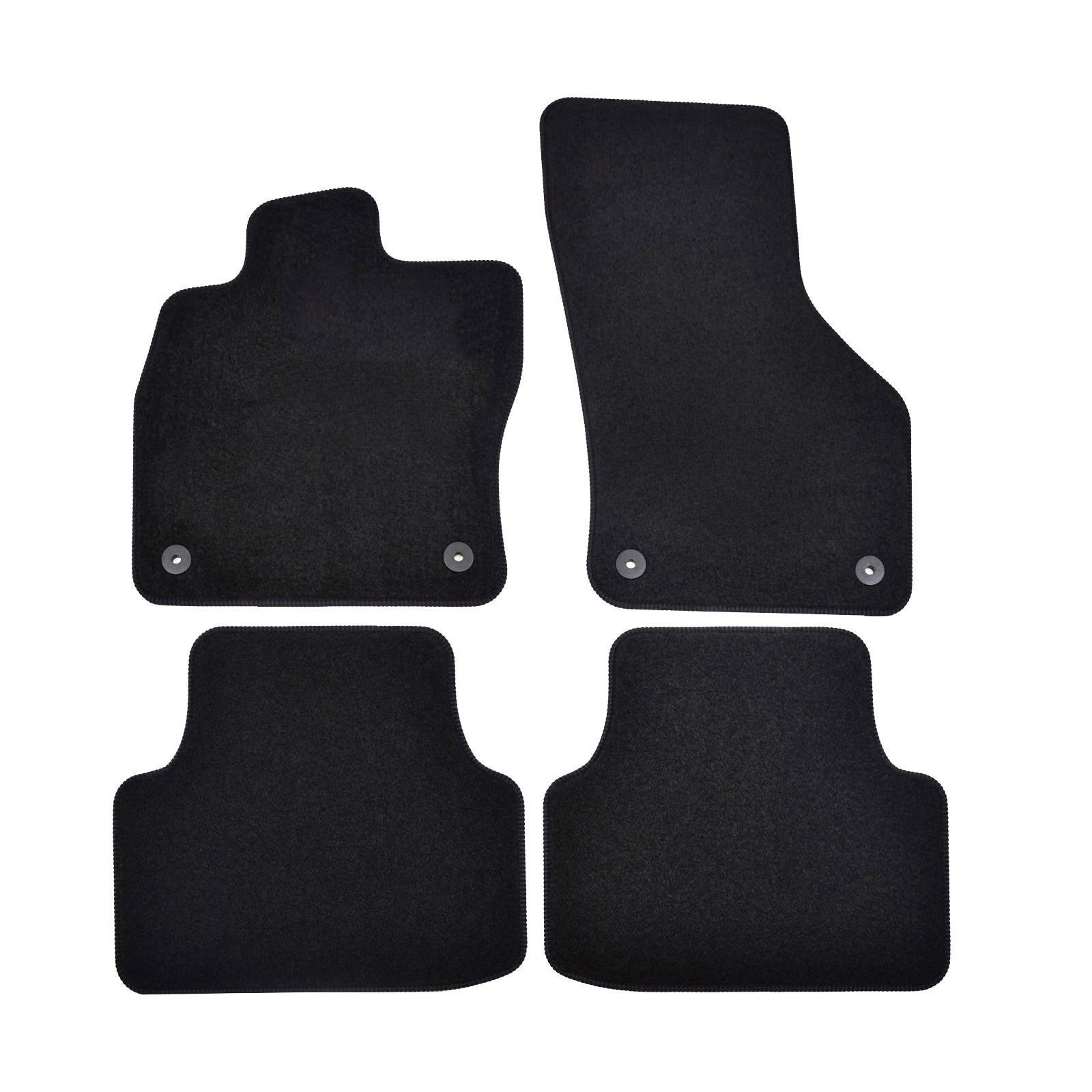 Covorase auto din velur Premium Black, Seat Leon, 2020-