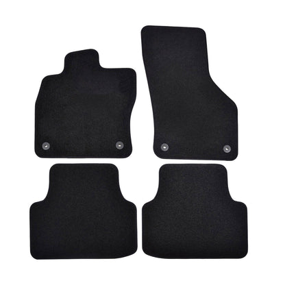 Covorase auto din velur Premium Black, Seat Leon, 2020-