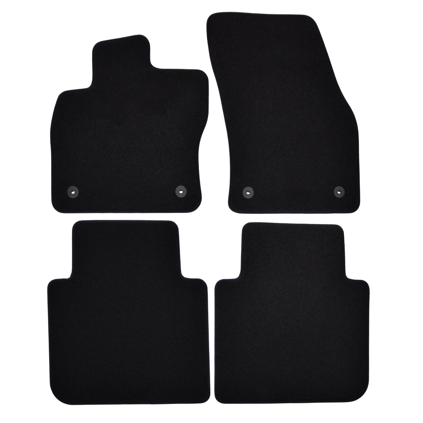Covorase auto din velur Premium Black, Seat Tarraco, 2019-