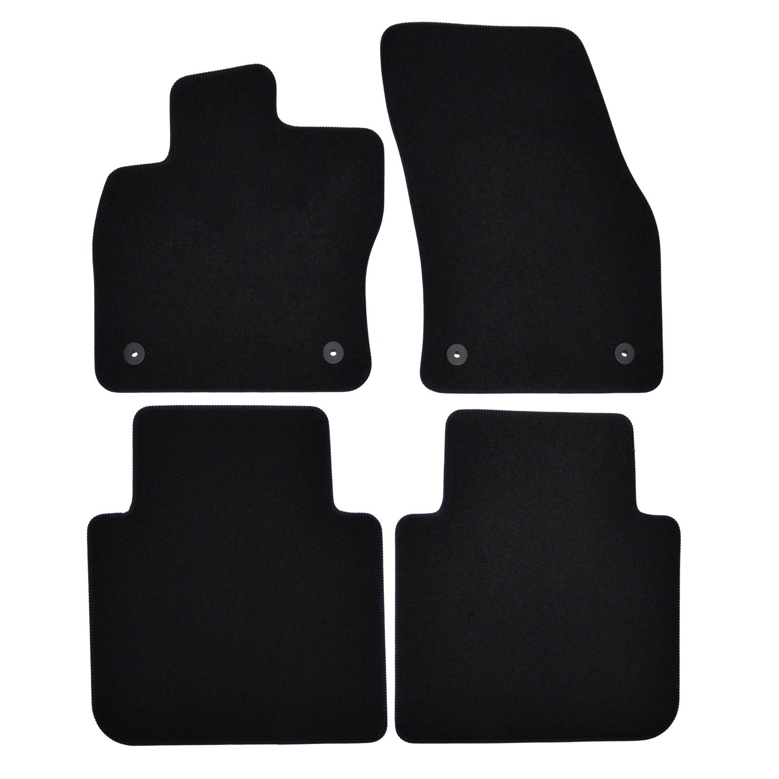 Covorase auto din velur Premium Black, Seat Tarraco, 2019-