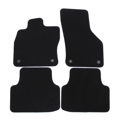 Covorase auto din velur Premium Black, Skoda Octavia IV, 2020-