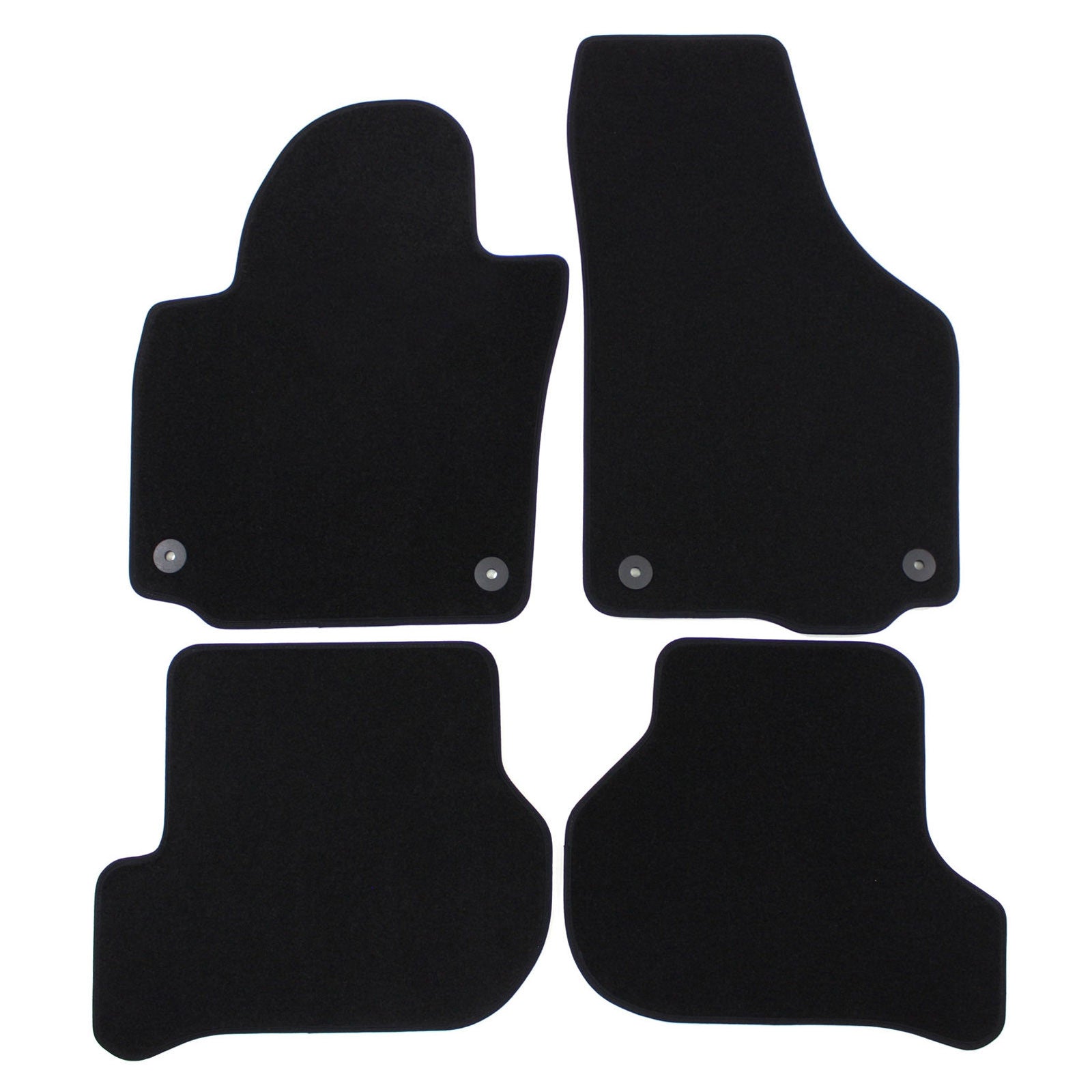 Covorase auto din velur Premium Black, Skoda Yeti, 2007-2015