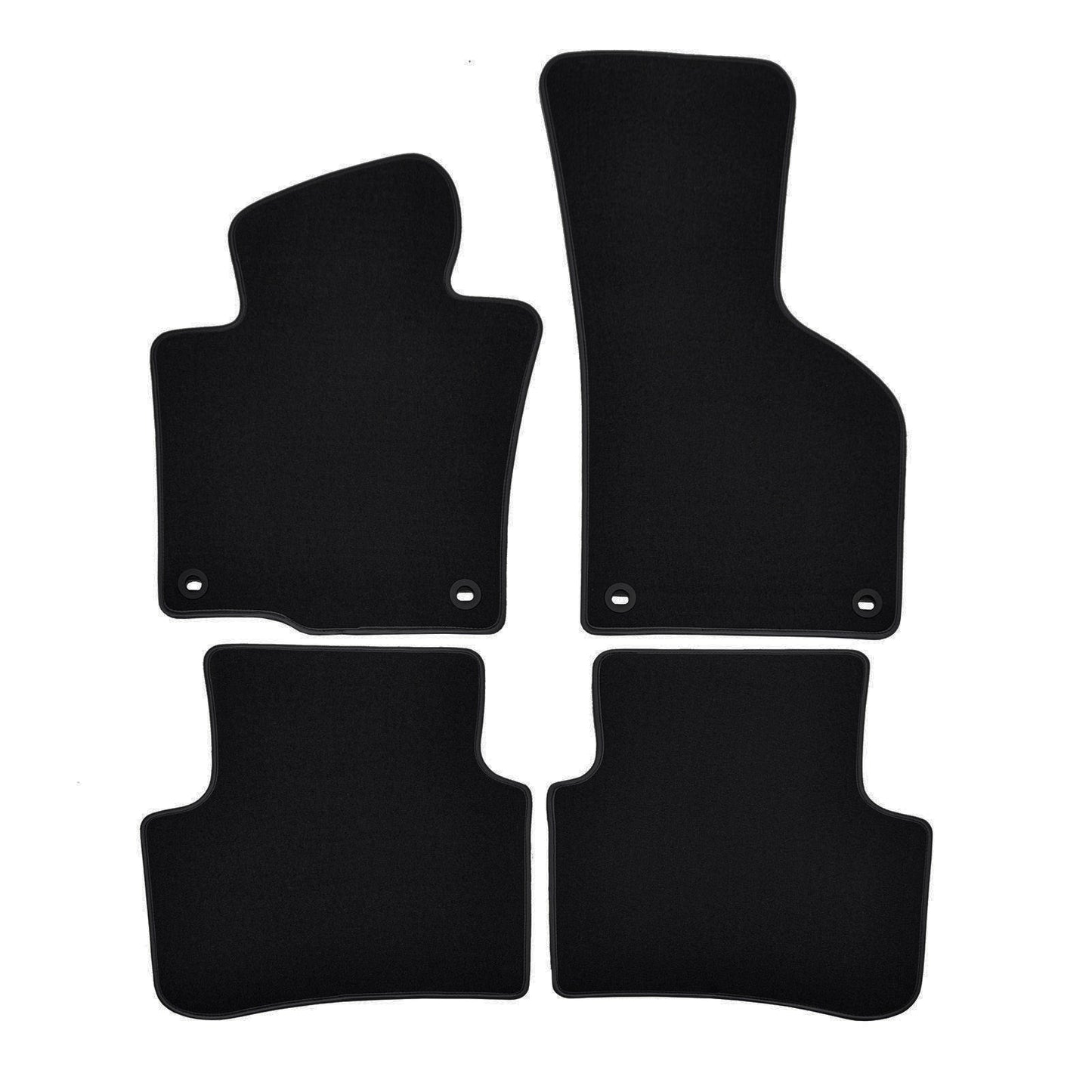 Covorase auto din velur Premium Black, Volkswagen Passat (B6/B7/CC), 2005-2015