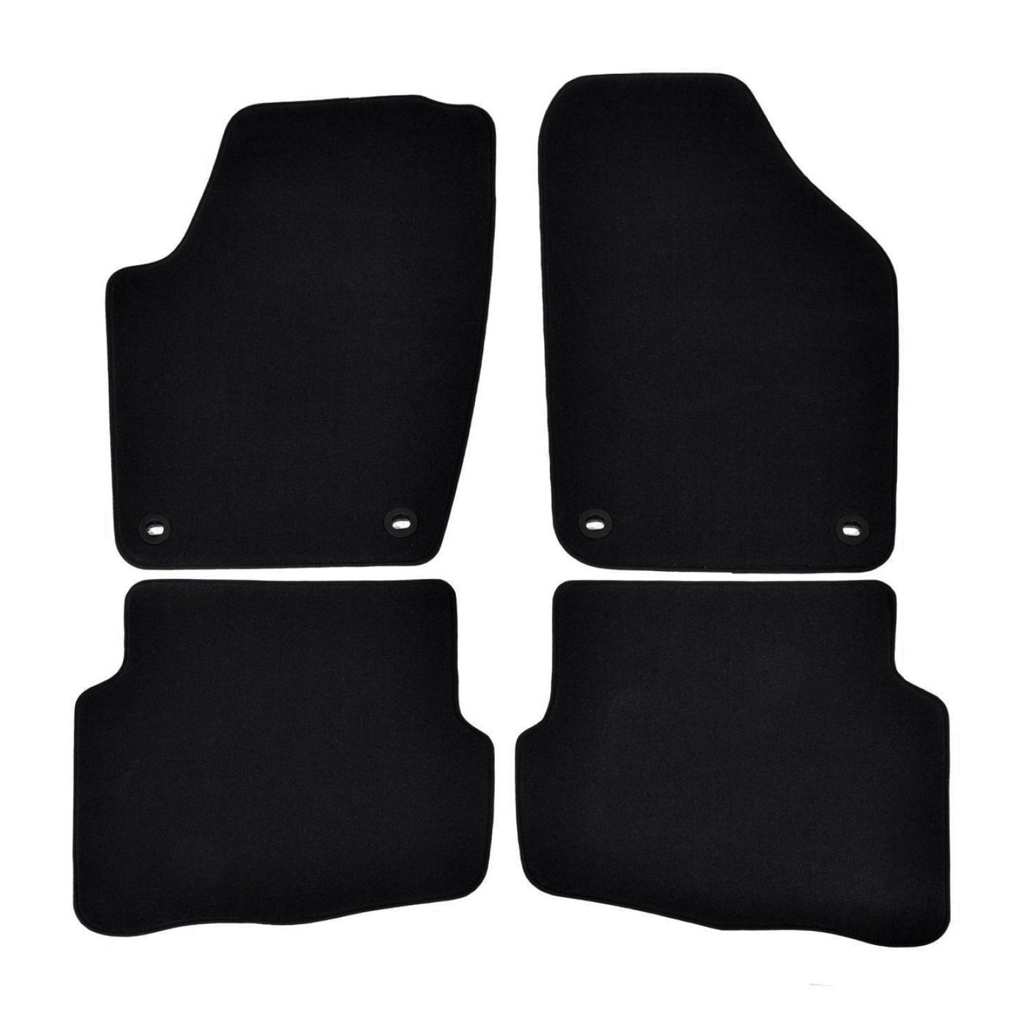 Covorase auto din velur Premium Black, Volkswagen Polo, 2002-2008