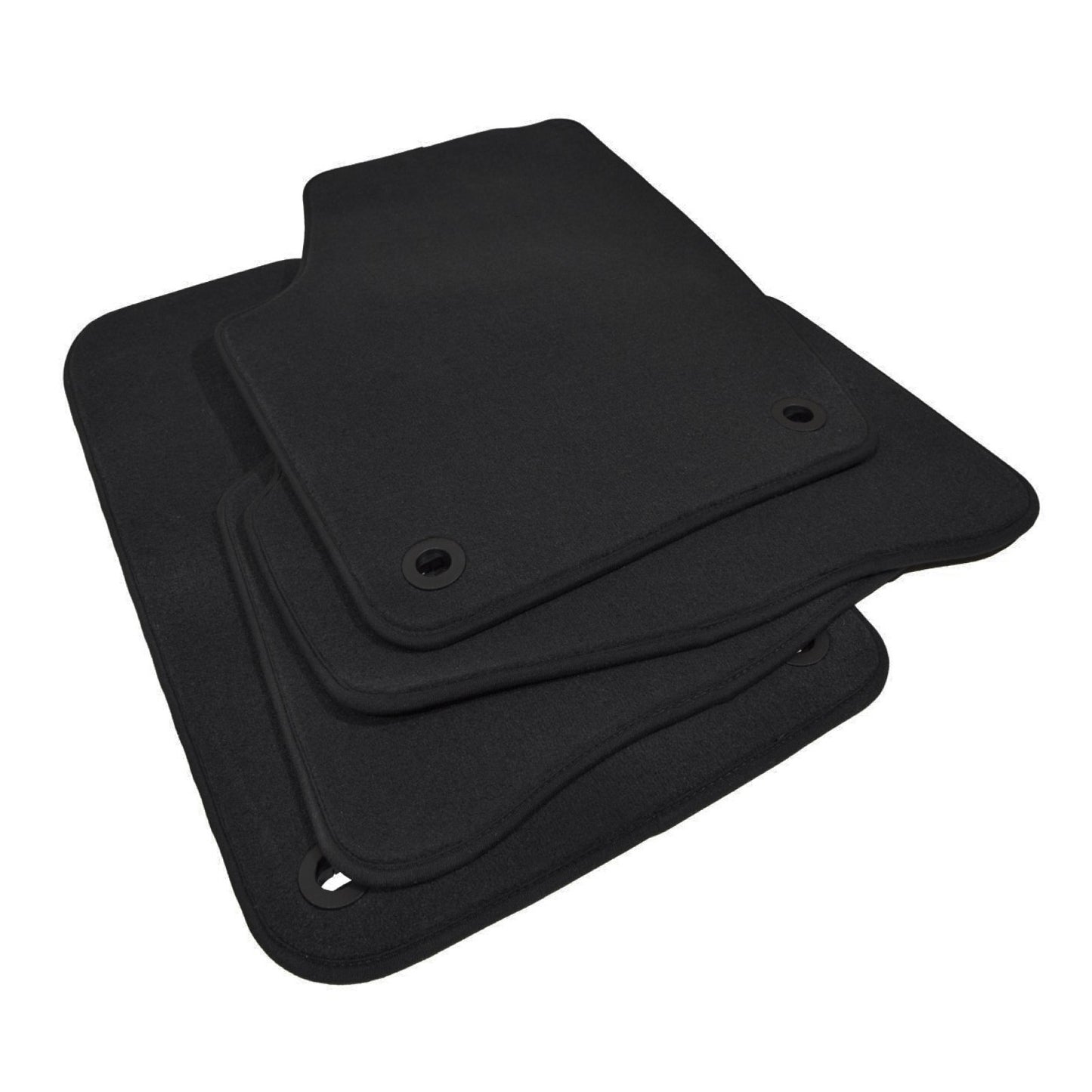 Covorase auto din velur Premium Black, Volkswagen Polo, 2002-2008