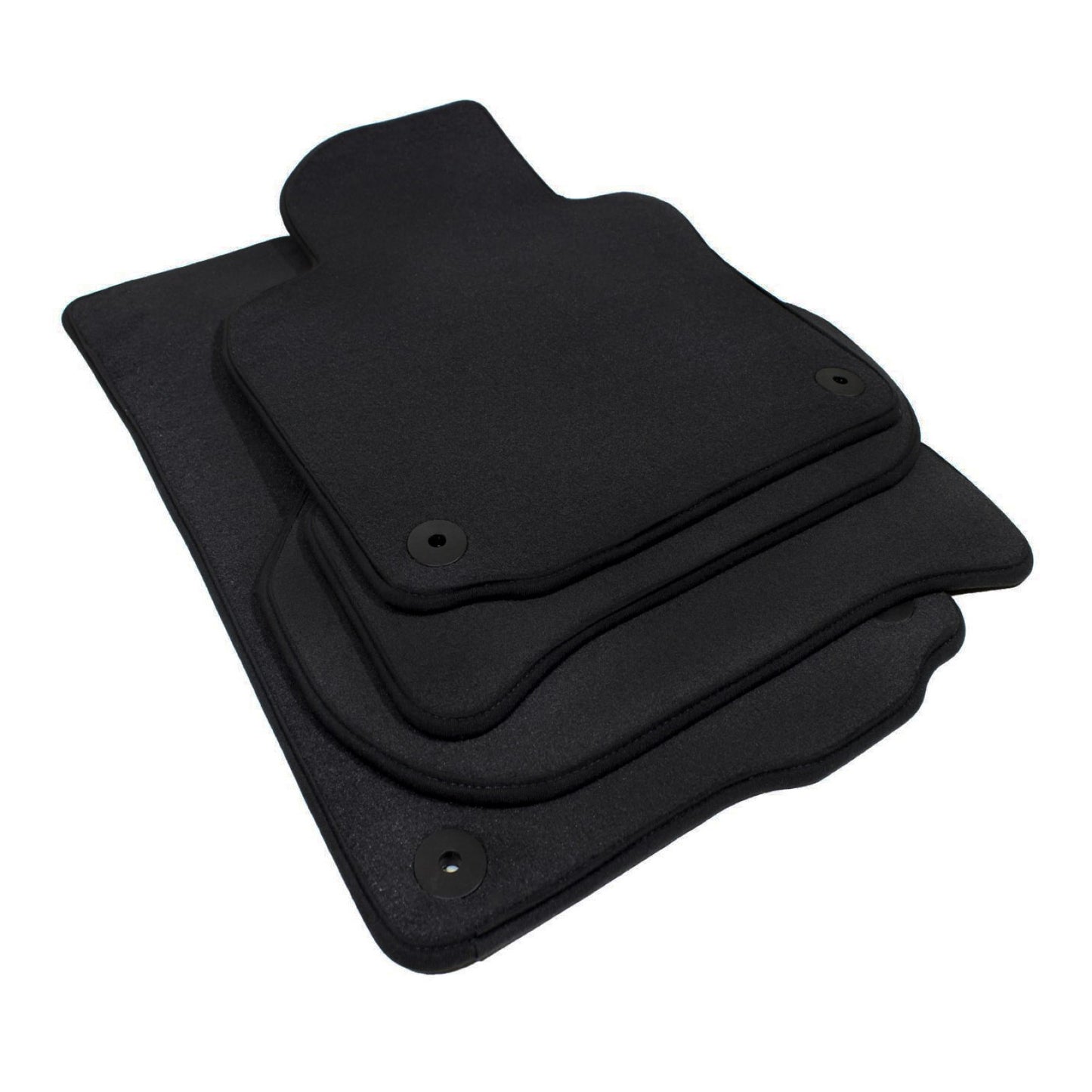 Covorase auto din velur Premium Black, Volkswagen Scirocco, 2008-2017