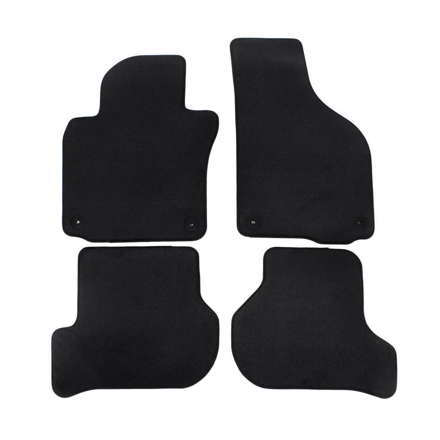 Covorase auto din velur Premium Black, Volkswagen Scirocco, 2008-2017