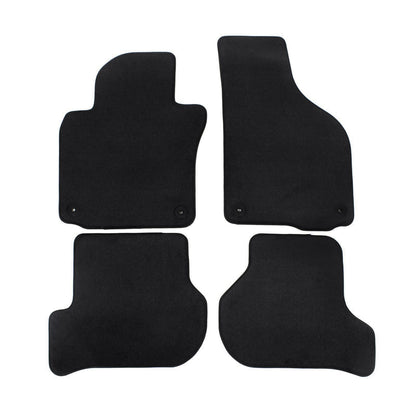 Covorase auto din velur Premium Black, Volkswagen Scirocco, 2008-2017