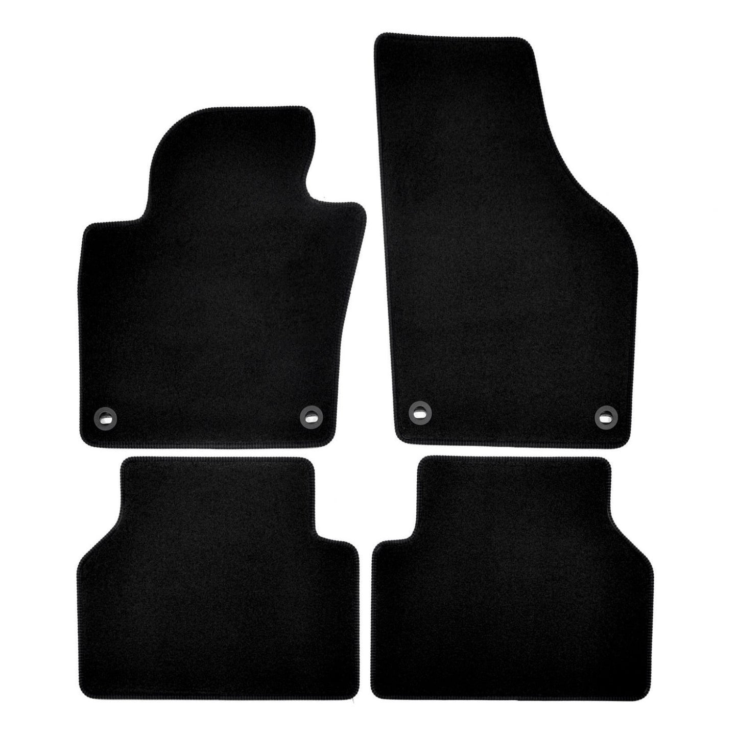 Covorase auto din velur Premium Black, Volkswagen Tiguan I, SUV, 2007-2015