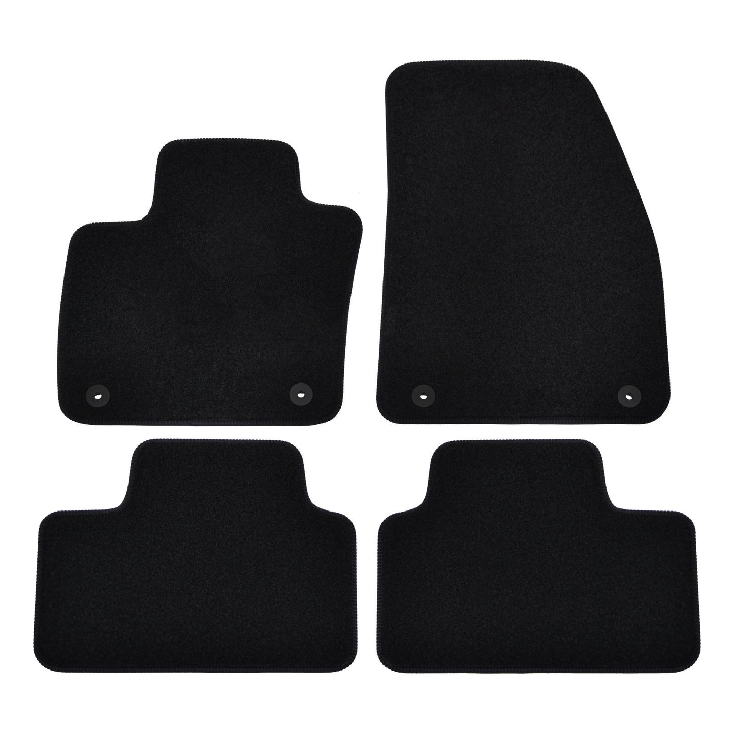 Covorase auto din velur Premium Black, Volvo XC40, 2018-