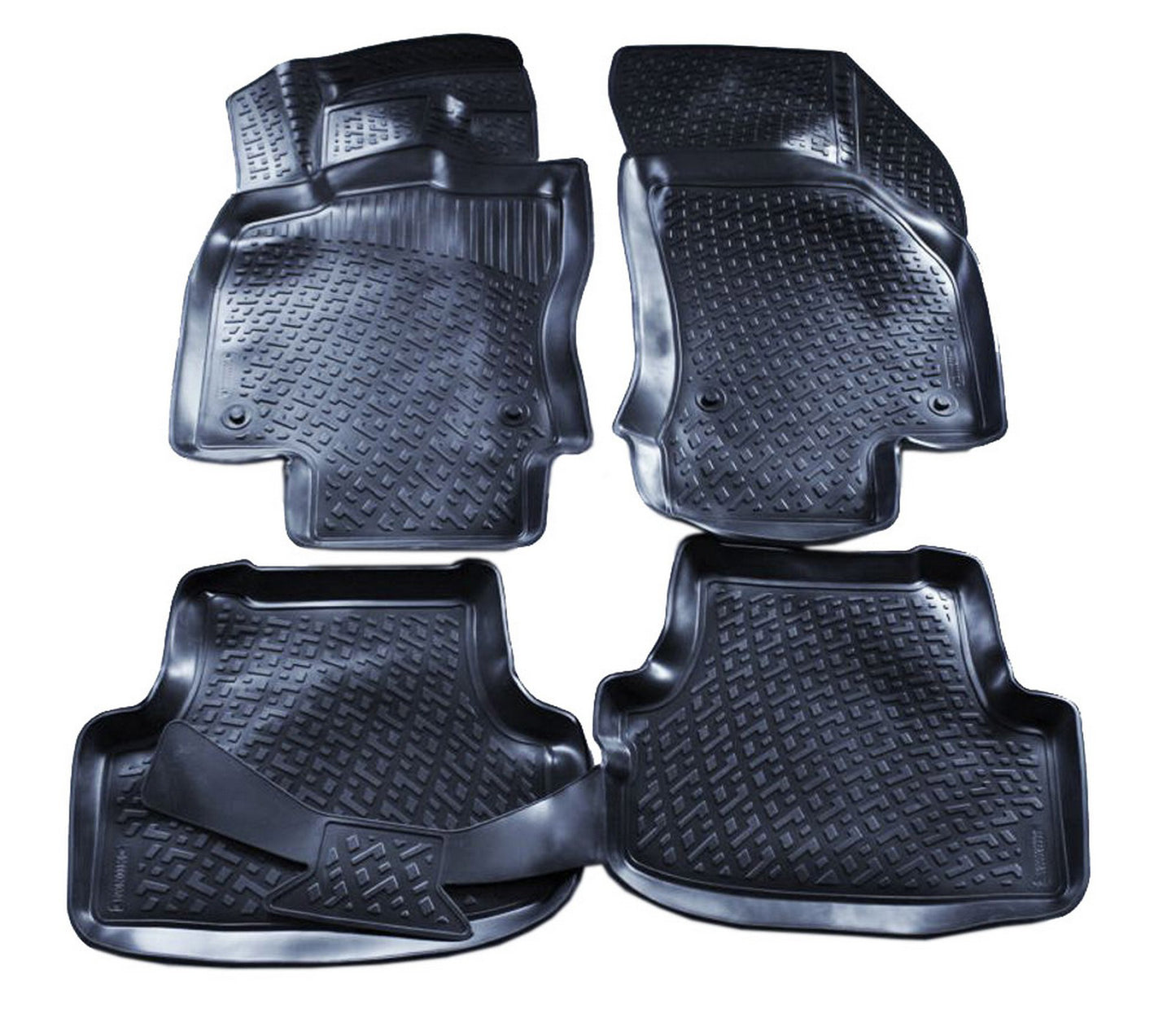 Covorase din cauciuc tip tavita Premium, Audi A3, sedan/hatchback, 2012-2020