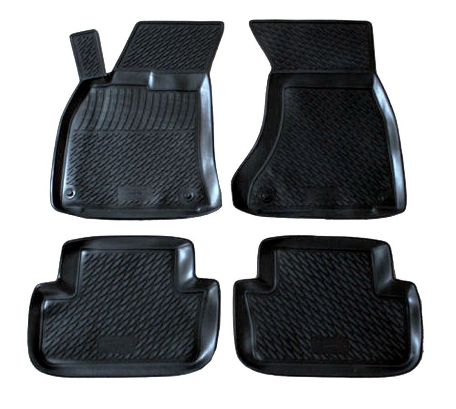 Covorase din cauciuc tip tavita Premium, Audi A4, 2000-2008
