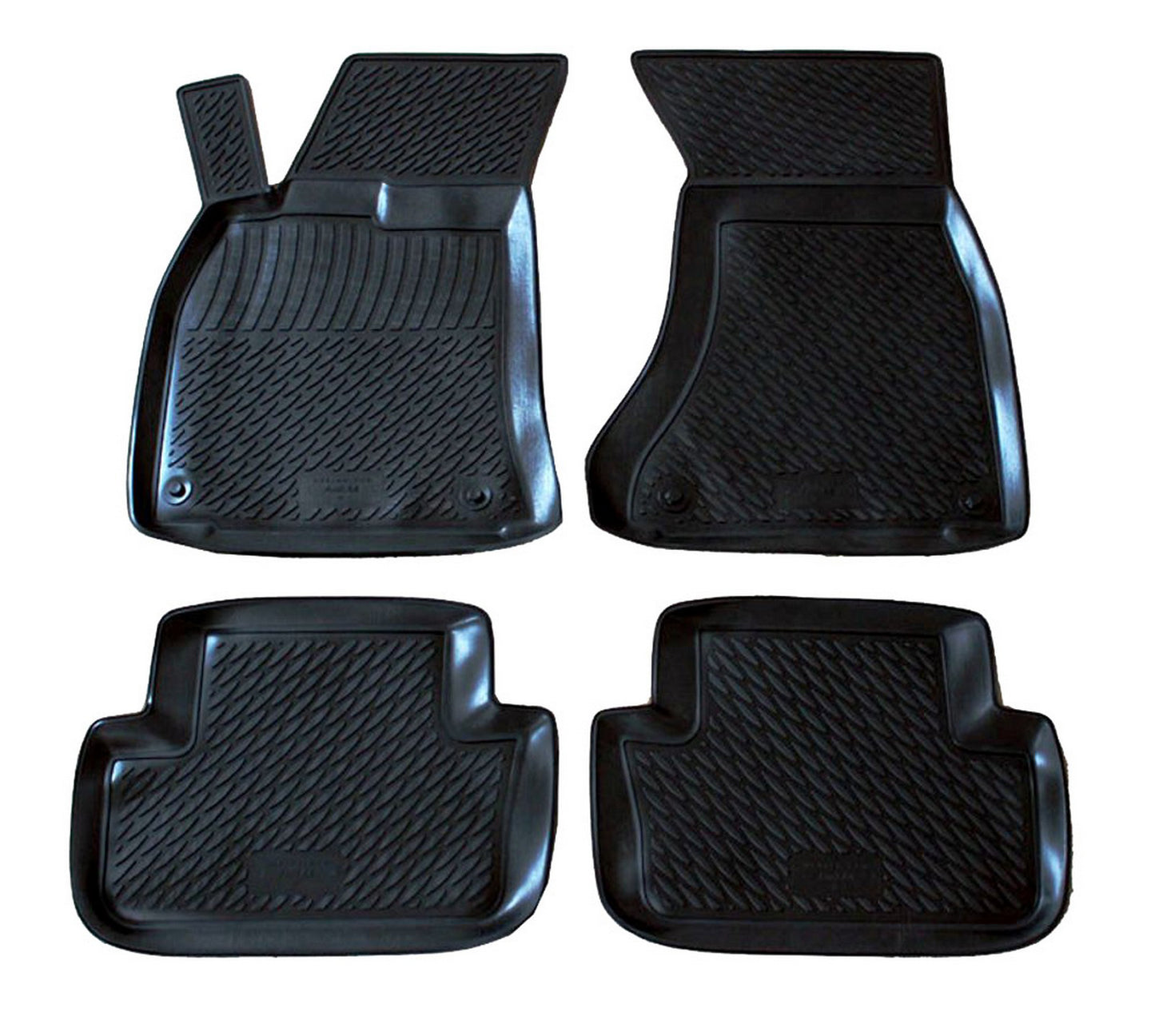 Covorase din cauciuc tip tavita Premium, Audi A4, sedan/break, 2007-2014