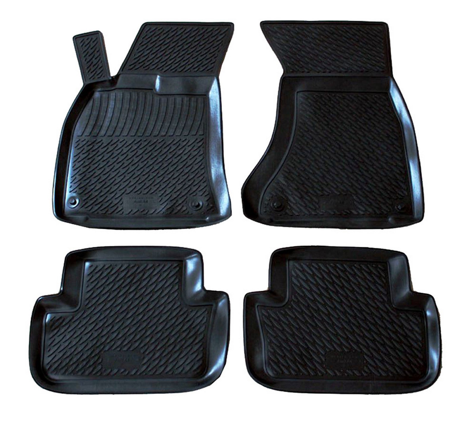 Covorase din cauciuc tip tavita Premium, Audi A4, sedan/break, 2007-2014