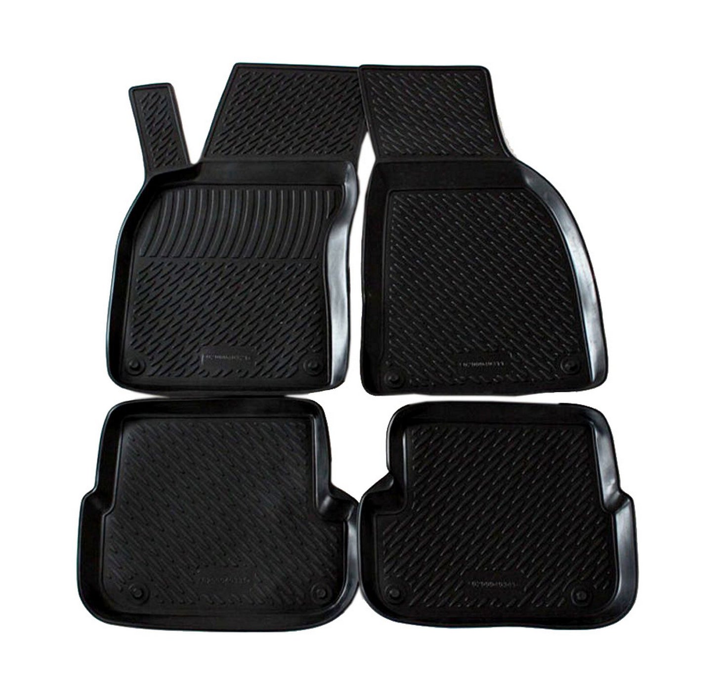 Covorase din cauciuc tip tavita Premium, Audi A6 (C6), sedan, 2004-2011
