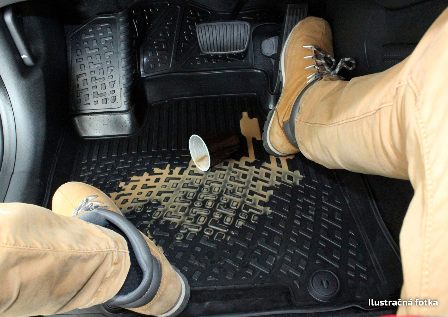 Covorase din cauciuc tip tavita Premium, Audi A6 (C6), sedan, 2004-2011