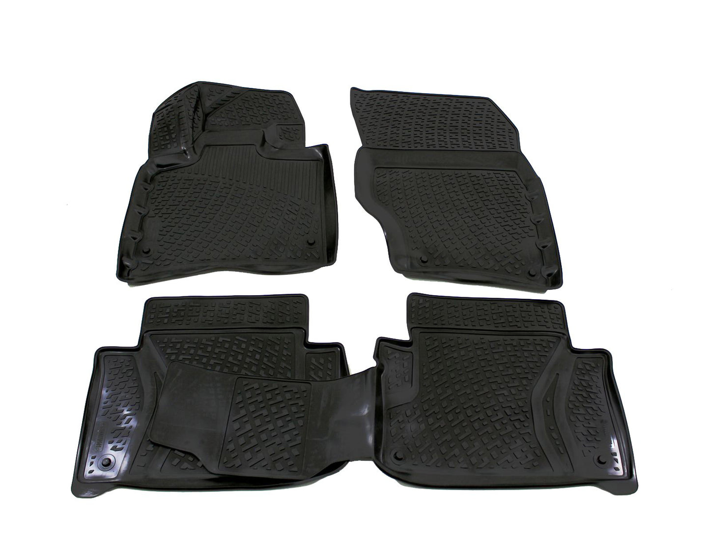 Covorase din cauciuc tip tavita Premium, Audi Q7, 2005-2015