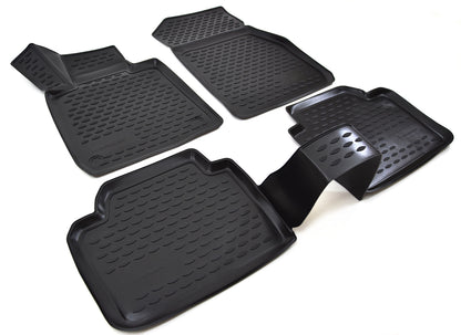 Covorase din cauciuc tip tavita Premium, BMW Seria 3 (F30), 2011-2019
