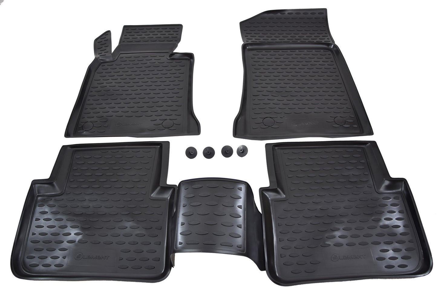 Covorase din cauciuc tip tavita Premium, BMW Seria 3 (E46), sedan/break, 1997-2006