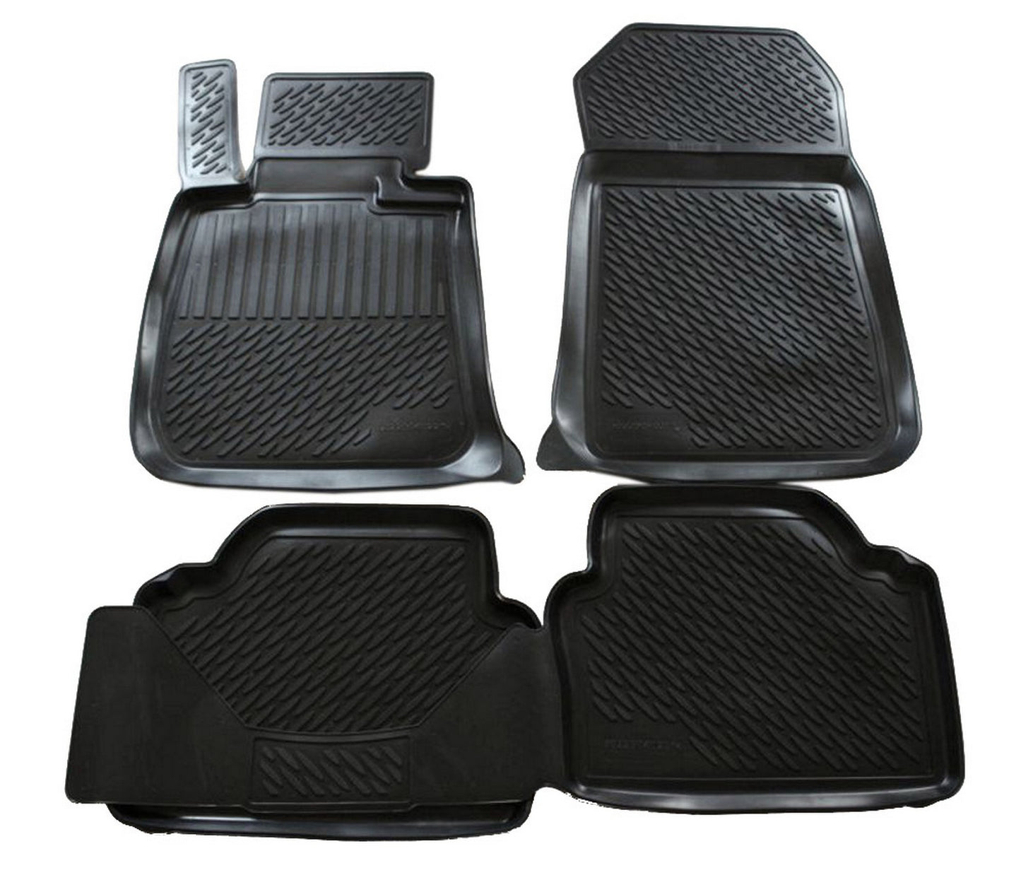 Covorase din cauciuc tip tavita Premium, BMW Seria 3 (E46), sedan, 1997-2006