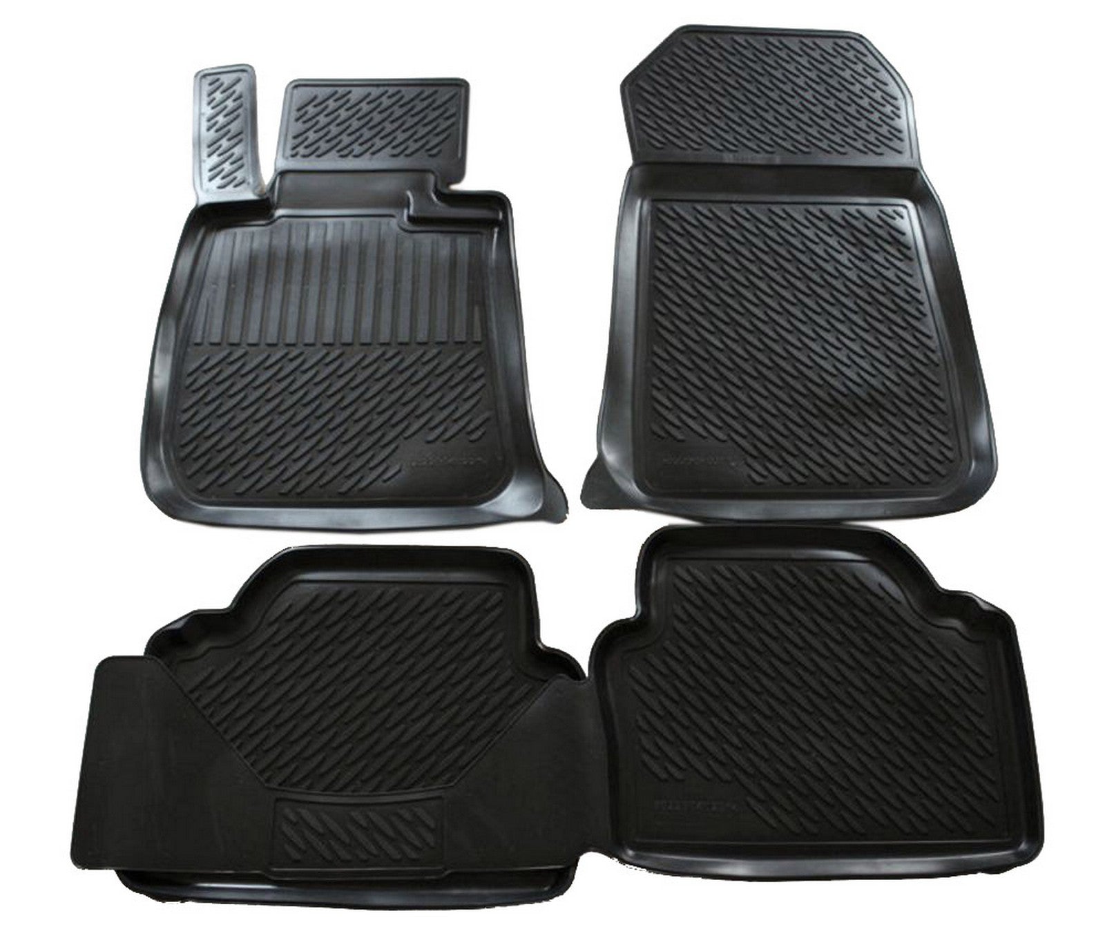 Covorase din cauciuc tip tavita Premium, BMW Seria 3 (E46), sedan, 1997-2006