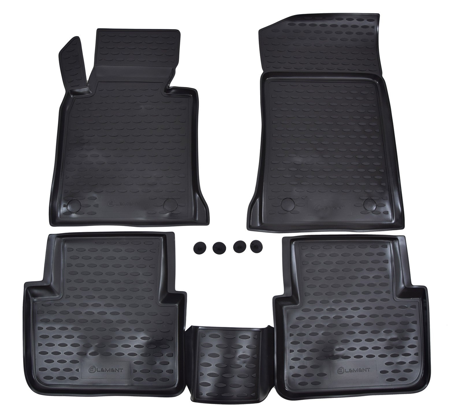 Covorase din cauciuc tip tavita Premium, BMW Seria 3 (E46), sedan/break, 1997-2006