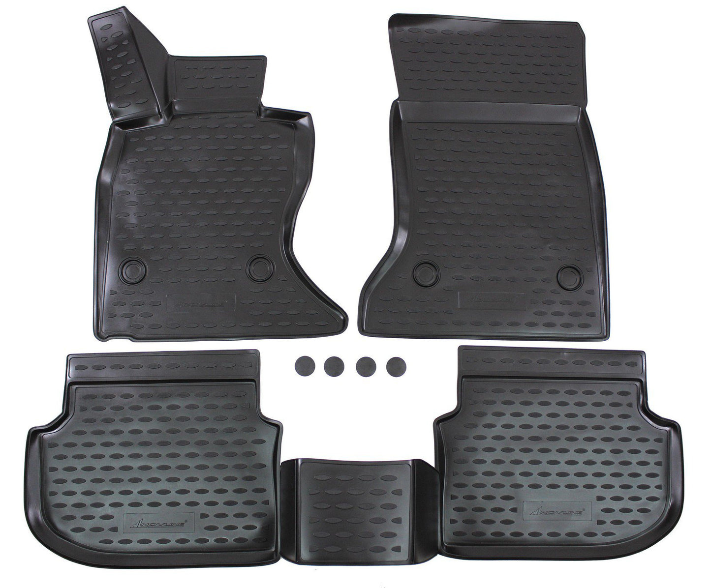 Covorase din cauciuc tip tavita Premium, BMW Seria 5 (F10), sedan/break, 2009-2017