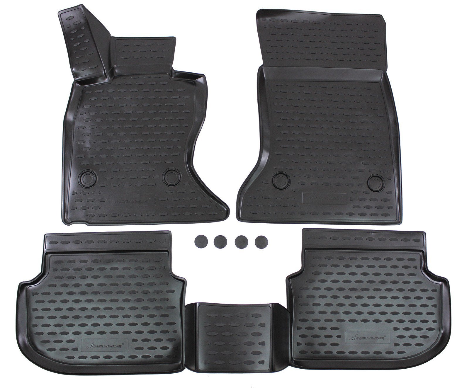 Covorase din cauciuc tip tavita Premium, BMW Seria 5 (F10), sedan/break, 2009-2017