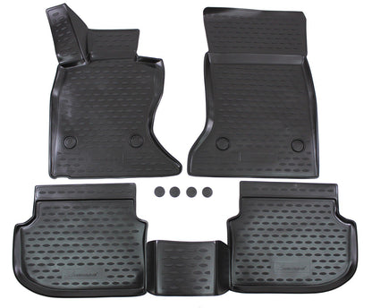 Covorase din cauciuc tip tavita Premium, BMW Seria 5 (F10), sedan/break, 2009-2017