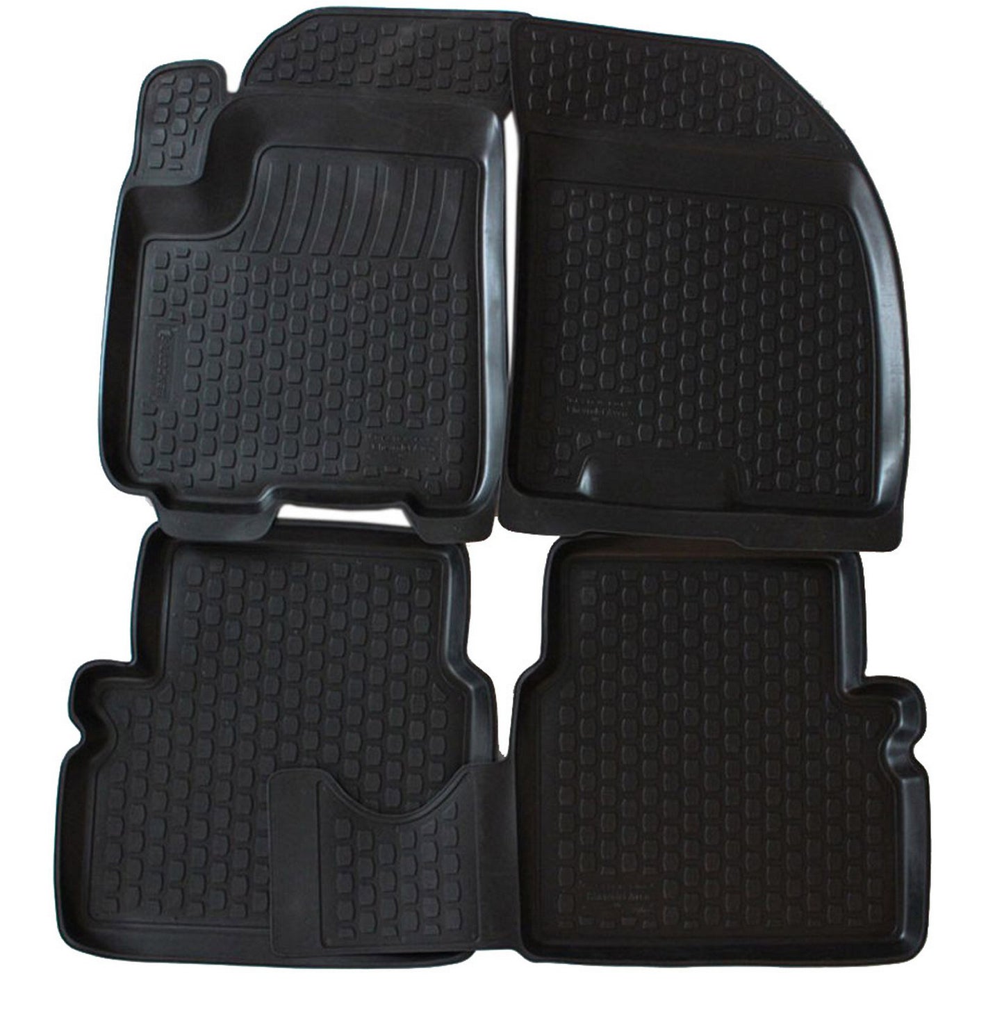 Covorase din cauciuc tip tavita Premium, Chevrolet Kalos, hatchback, 2002-2011