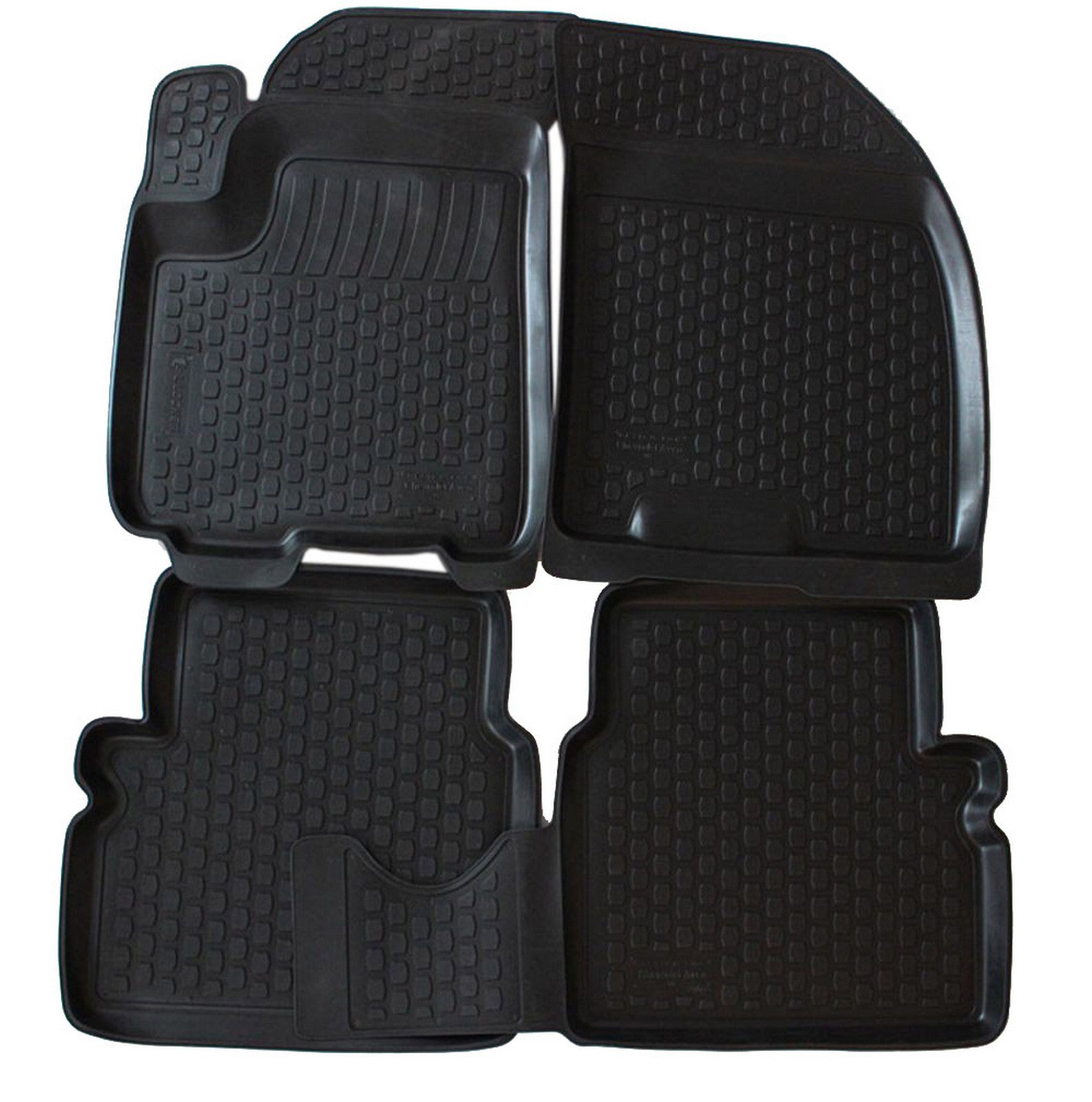 Covorase din cauciuc tip tavita Premium, Chevrolet Kalos, hatchback, 2002-2011