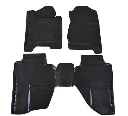 Covorase din cauciuc tip tavita Premium, Chevrolet Silverado, 2014-2019