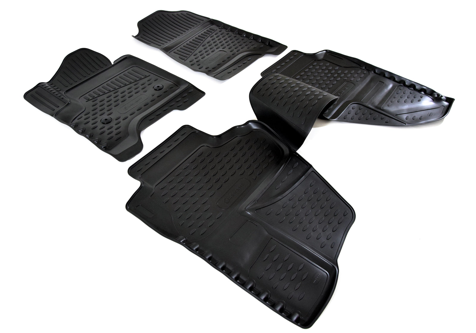 Covorase din cauciuc tip tavita Premium, Chevrolet Silverado, 2014-2019